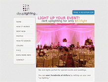 Tablet Screenshot of diyuplighting.com